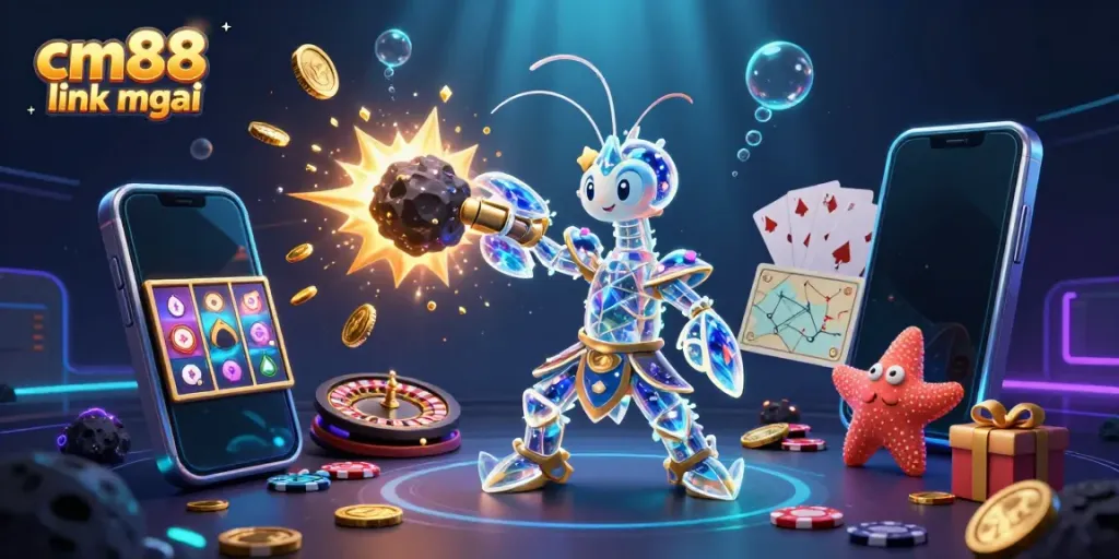 Engage in thrilling slots with cm88 link mới, as the galactic samurai and navigator starfish navigate the gaming universe.